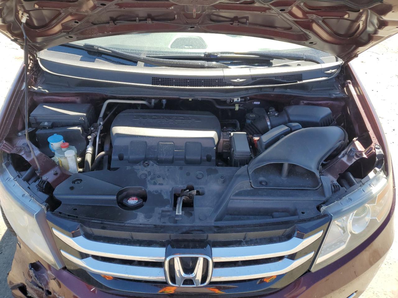 2017 Honda Odyssey VIN 5FNRL5H66HB006354 Copart auction photo, front end damage thumbnail 13