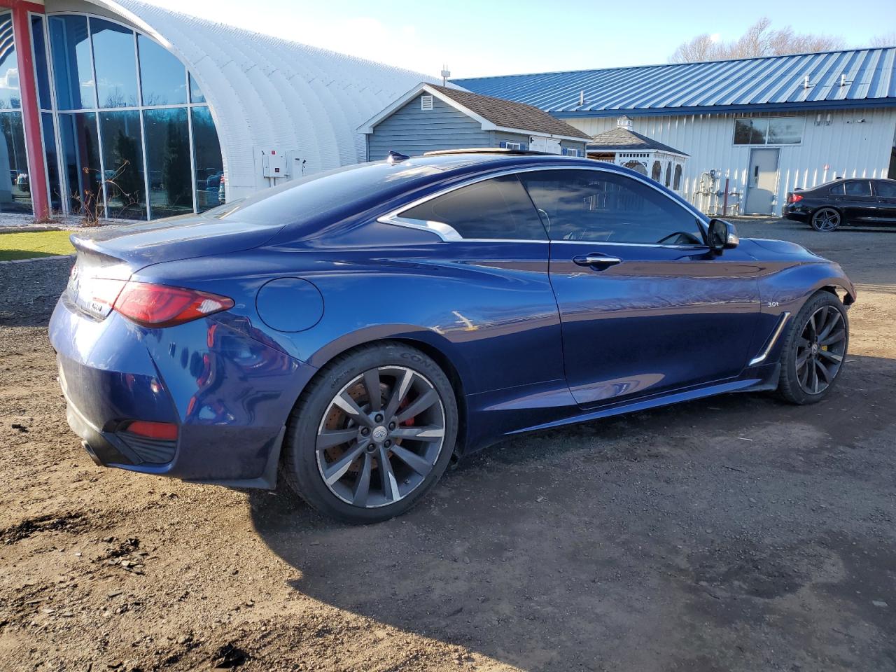 2017 Infiniti Q60 VIN JN1EV7EL6HM551690 Copart auction photo, front end damage thumbnail 3