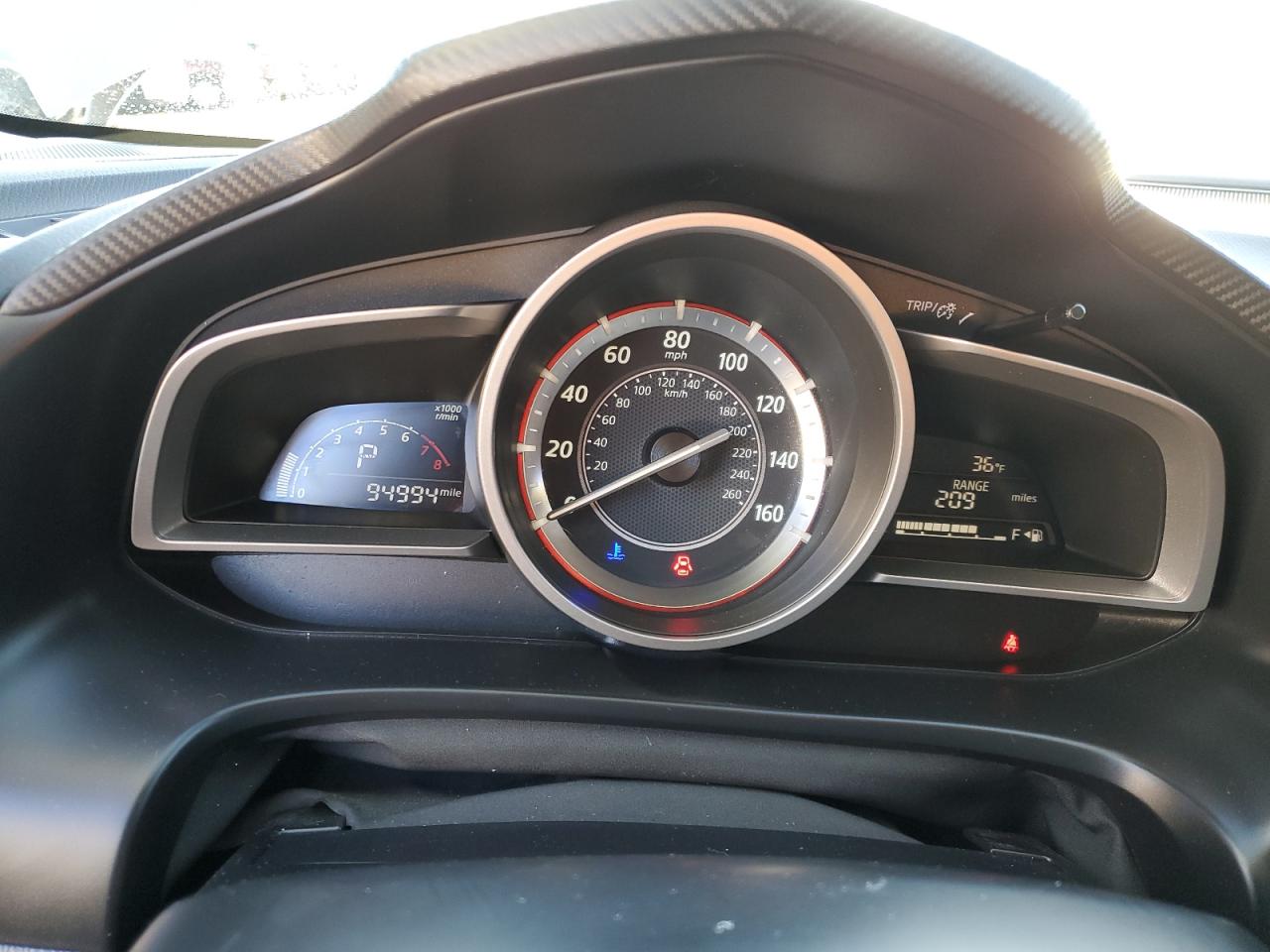 2016 Mazda 3 VIN 3MZBM1K77GM261885 Copart auction photo, front end / side damage thumbnail 9