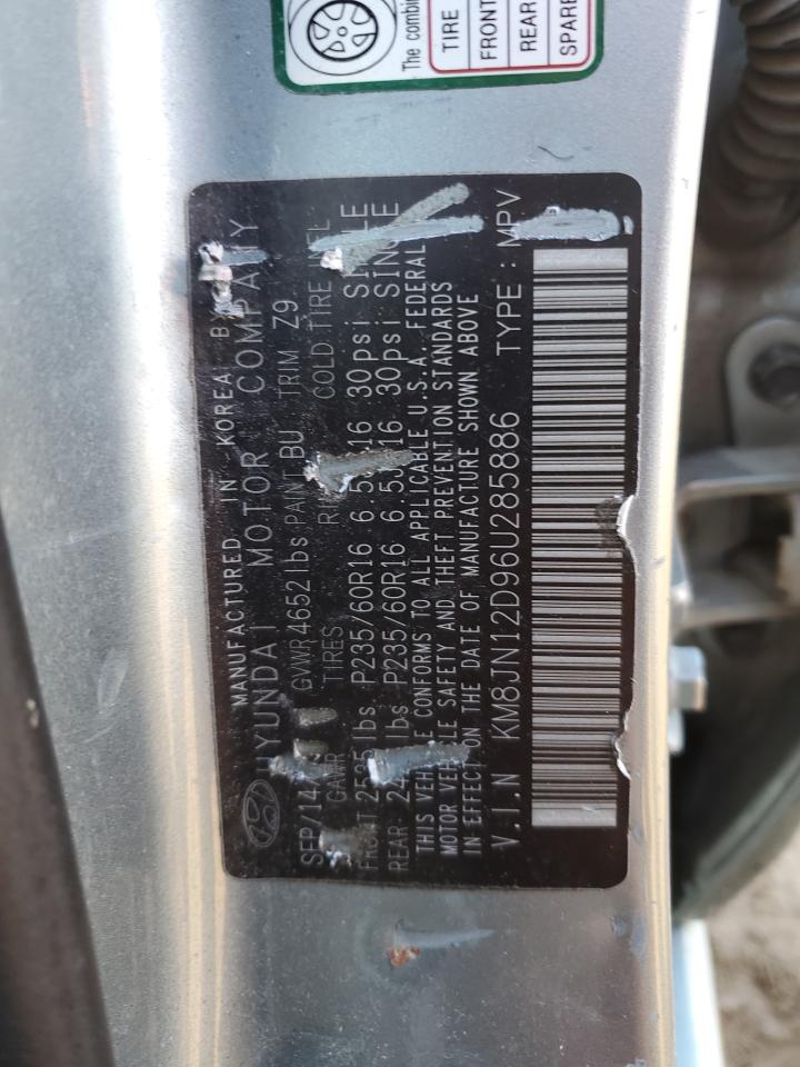 2009 Hyundai Tucson VIN KM8JN12D96U285886 Copart auction photo, normal wear / minor dent/scratches damage thumbnail 12