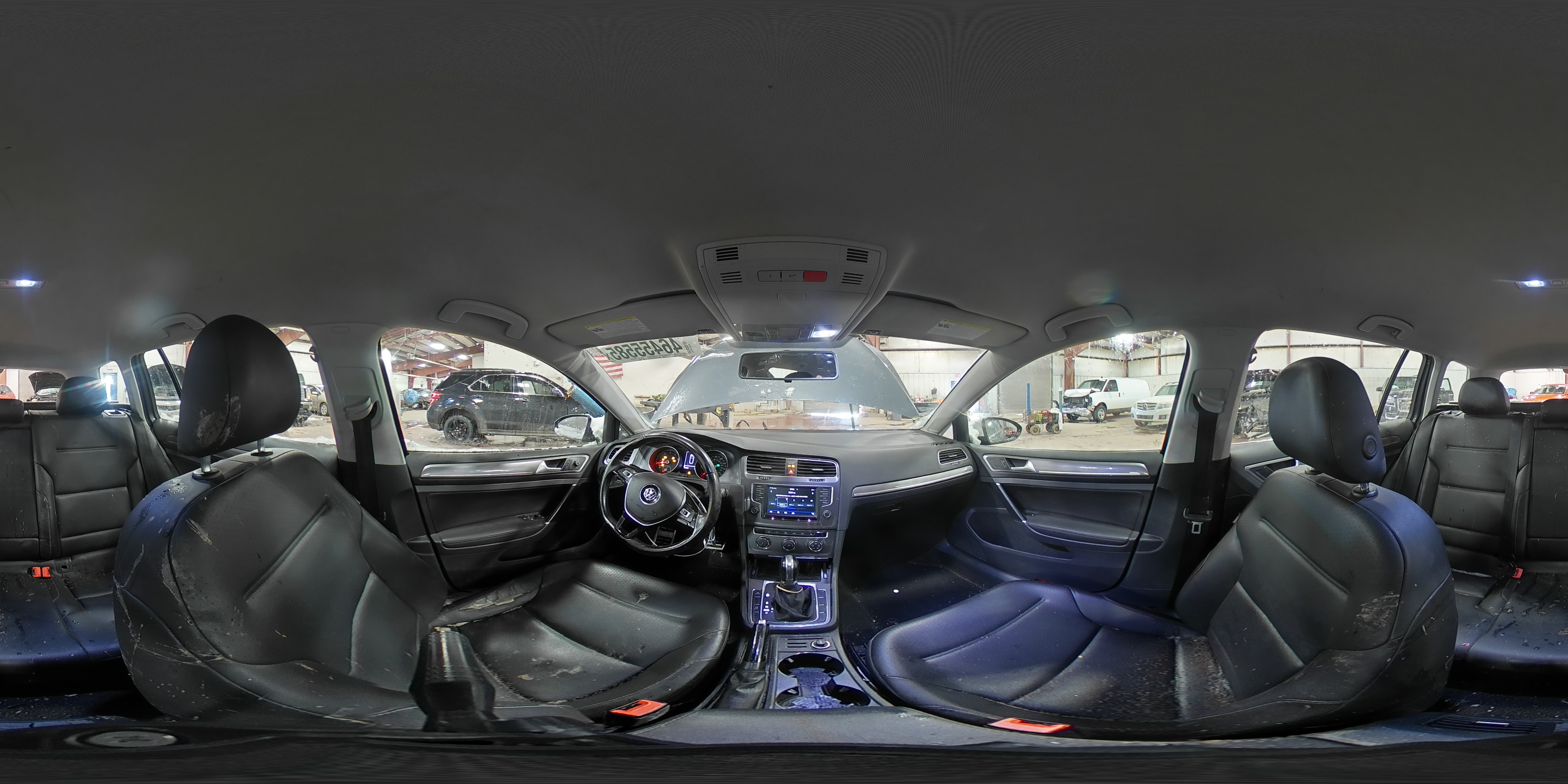 2017 Volkswagen Golf VIN 3VWH17AU9HM516177 Copart auction photo, rear end / front end damage thumbnail 13