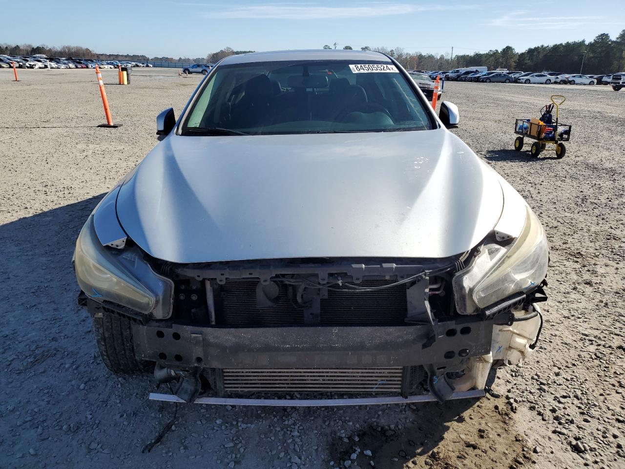 2016 Infiniti Q50 VIN JN1CV7AR2GM253380 Copart auction photo, all over damage thumbnail 5
