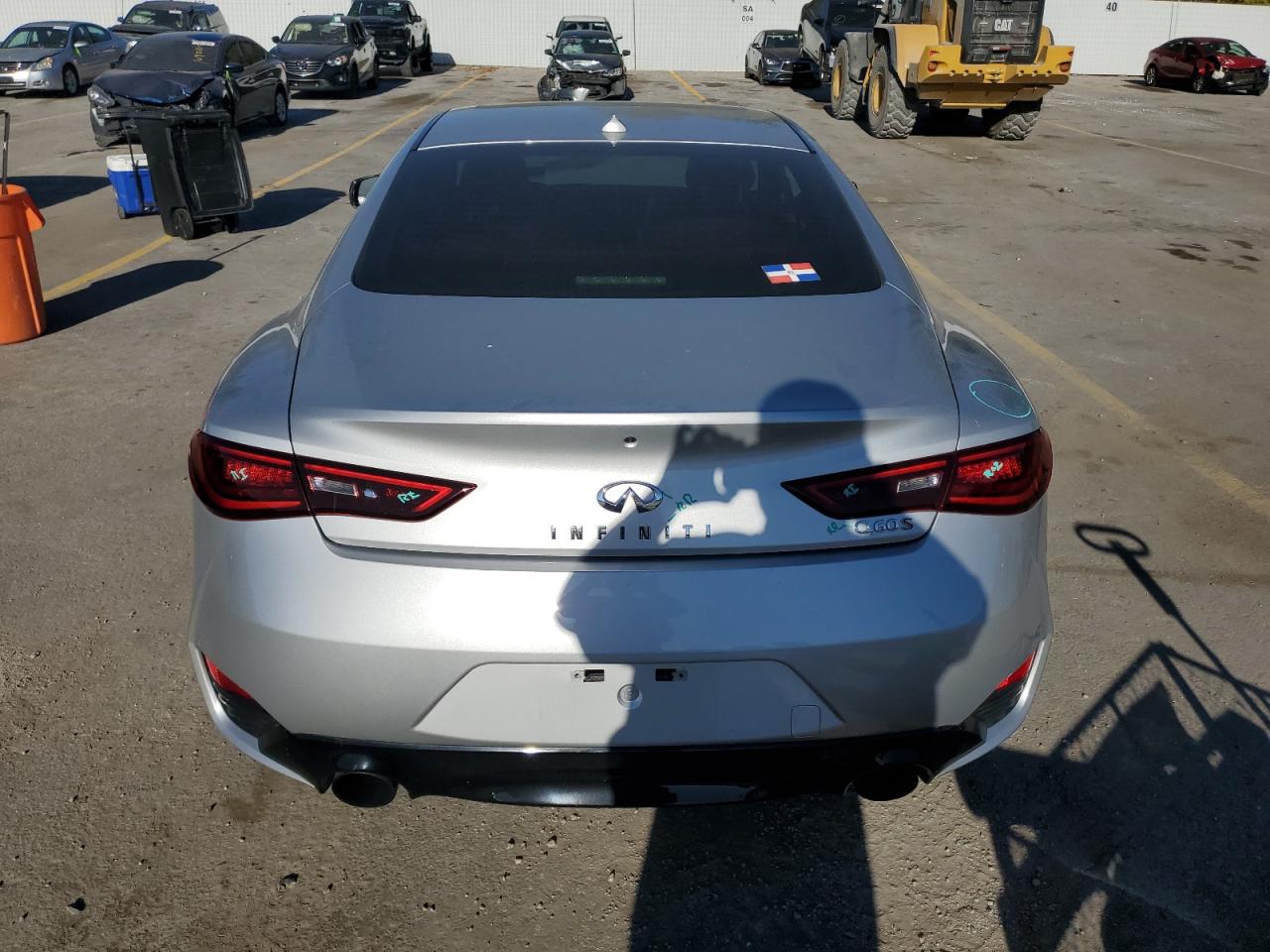 2018 Infiniti Q60 VIN JN1FV7EK8JM530454 Copart auction photo, all over damage thumbnail 6