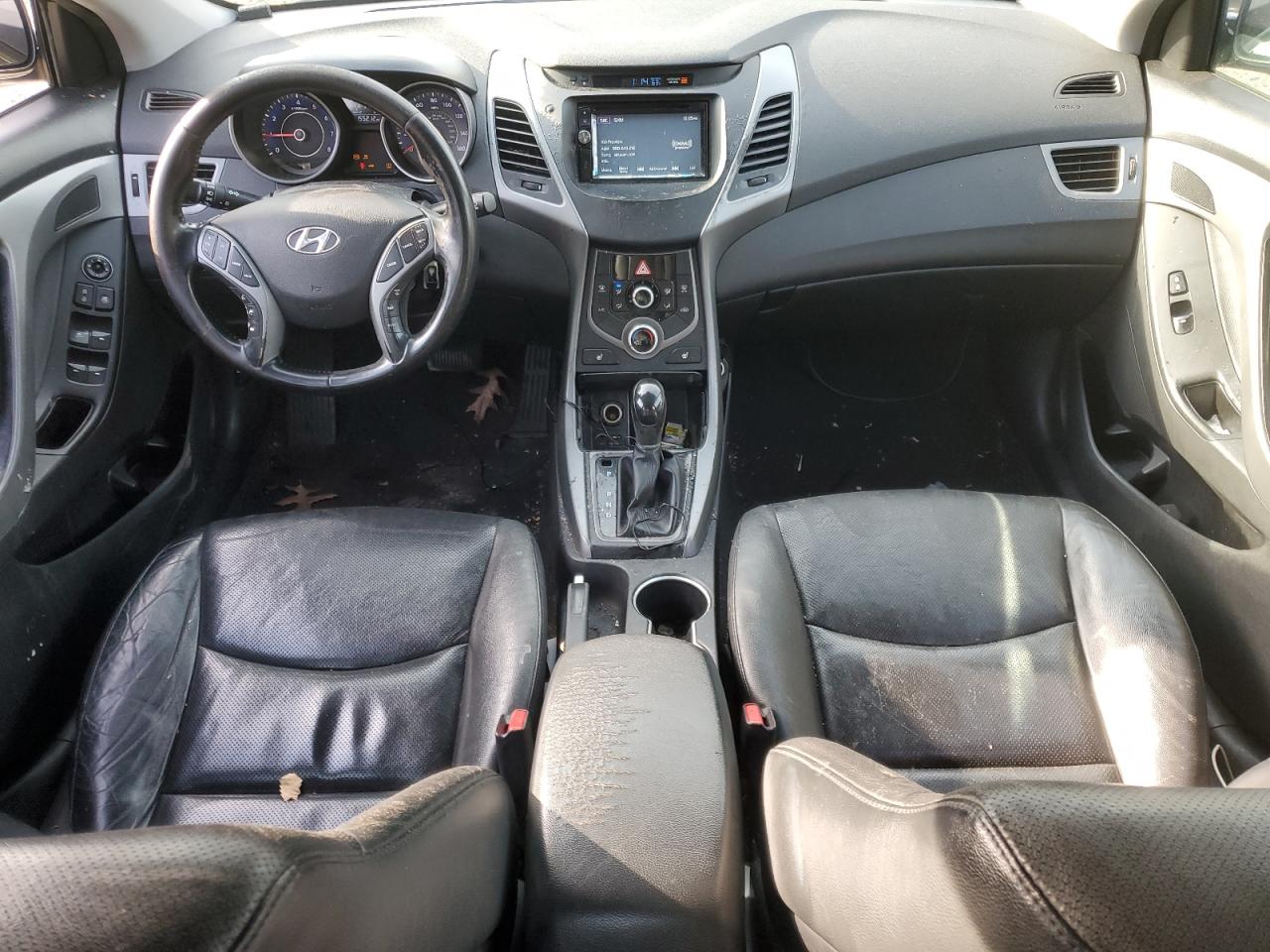 2015 Hyundai Elantra VIN KMHDH4AE0FU321402 Copart auction photo, vandalism / front end damage thumbnail 8