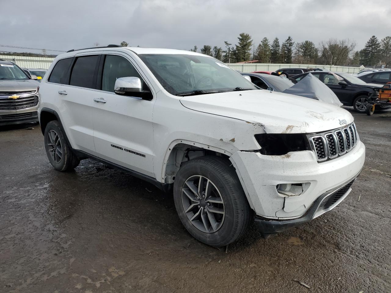 2021 Jeep Grand Cherokee VIN 1C4RJFBG1MC620538 Copart auction photo, mechanical / front end damage thumbnail 4
