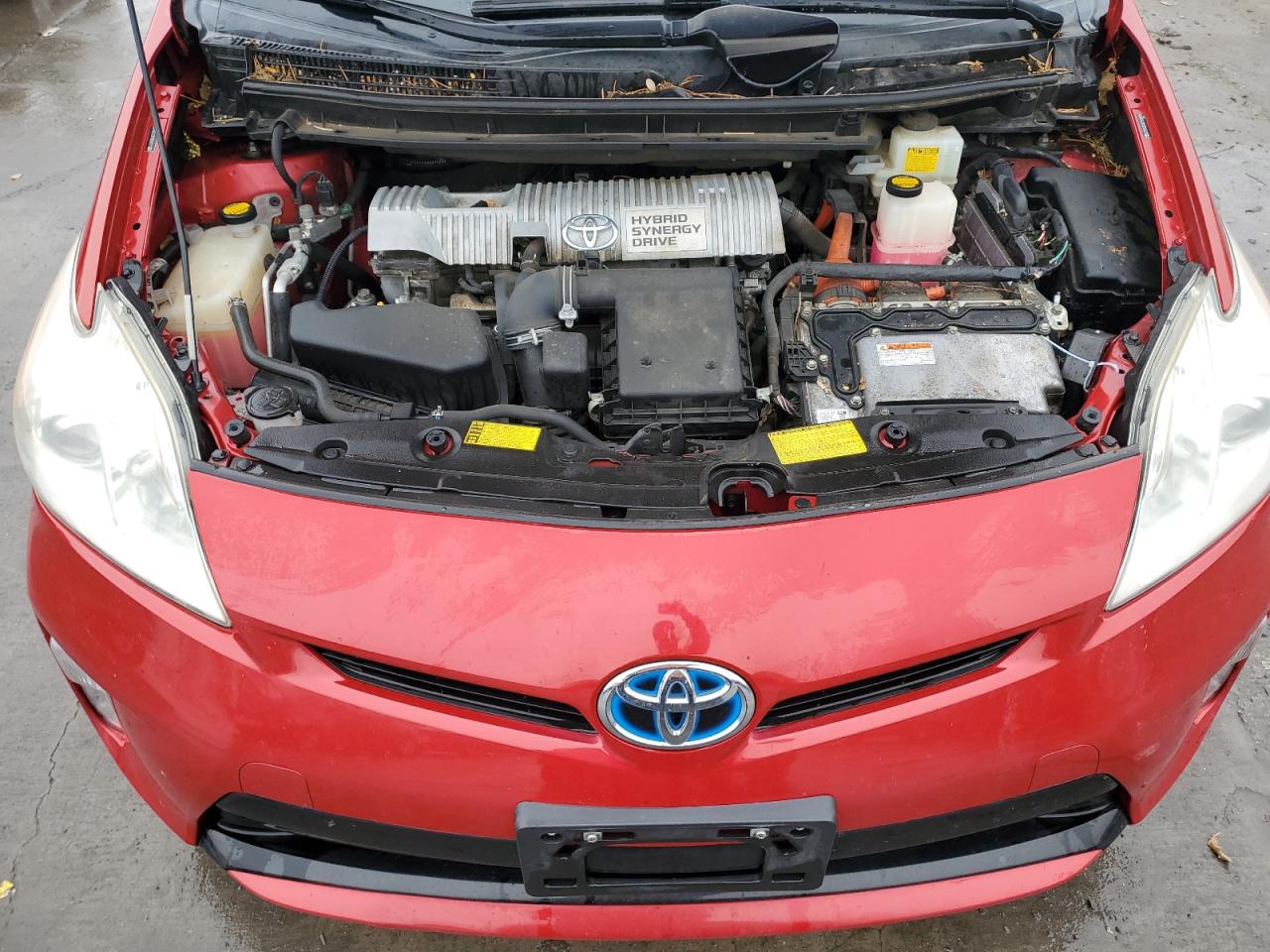 2012 Toyota Prius VIN JTDKN3DU3C1576978 Copart auction photo, mechanical damage thumbnail 11