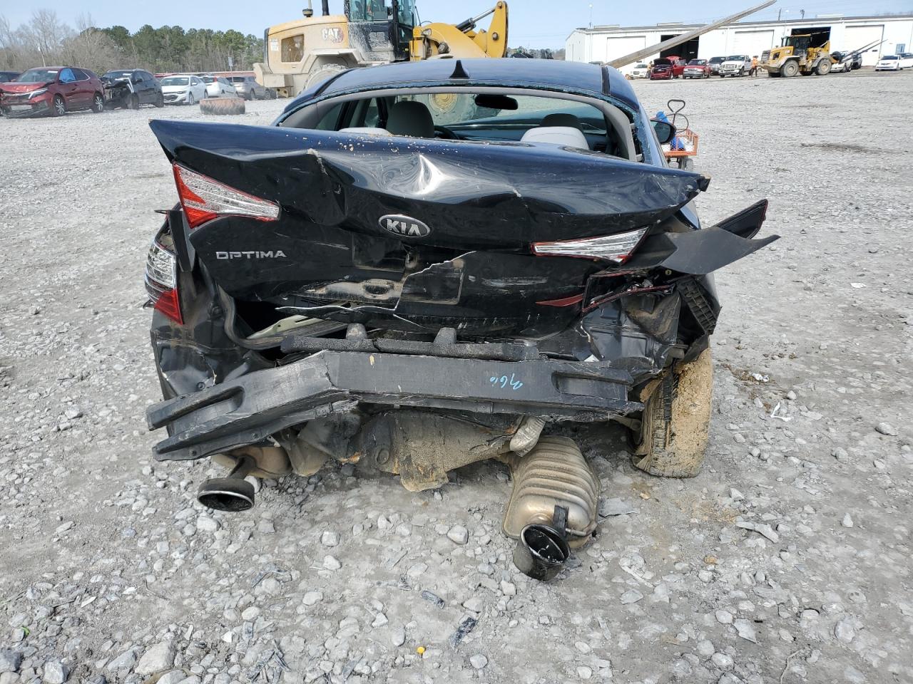 2013 KIA Optima VIN 5XXGM4A79DG196336 Copart auction photo, front end / rear end damage thumbnail 6
