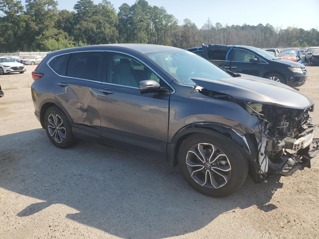 2022 Honda CR-V VIN 5J6RW1H80NA022226 Copart auction photo, all over damage thumbnail 4