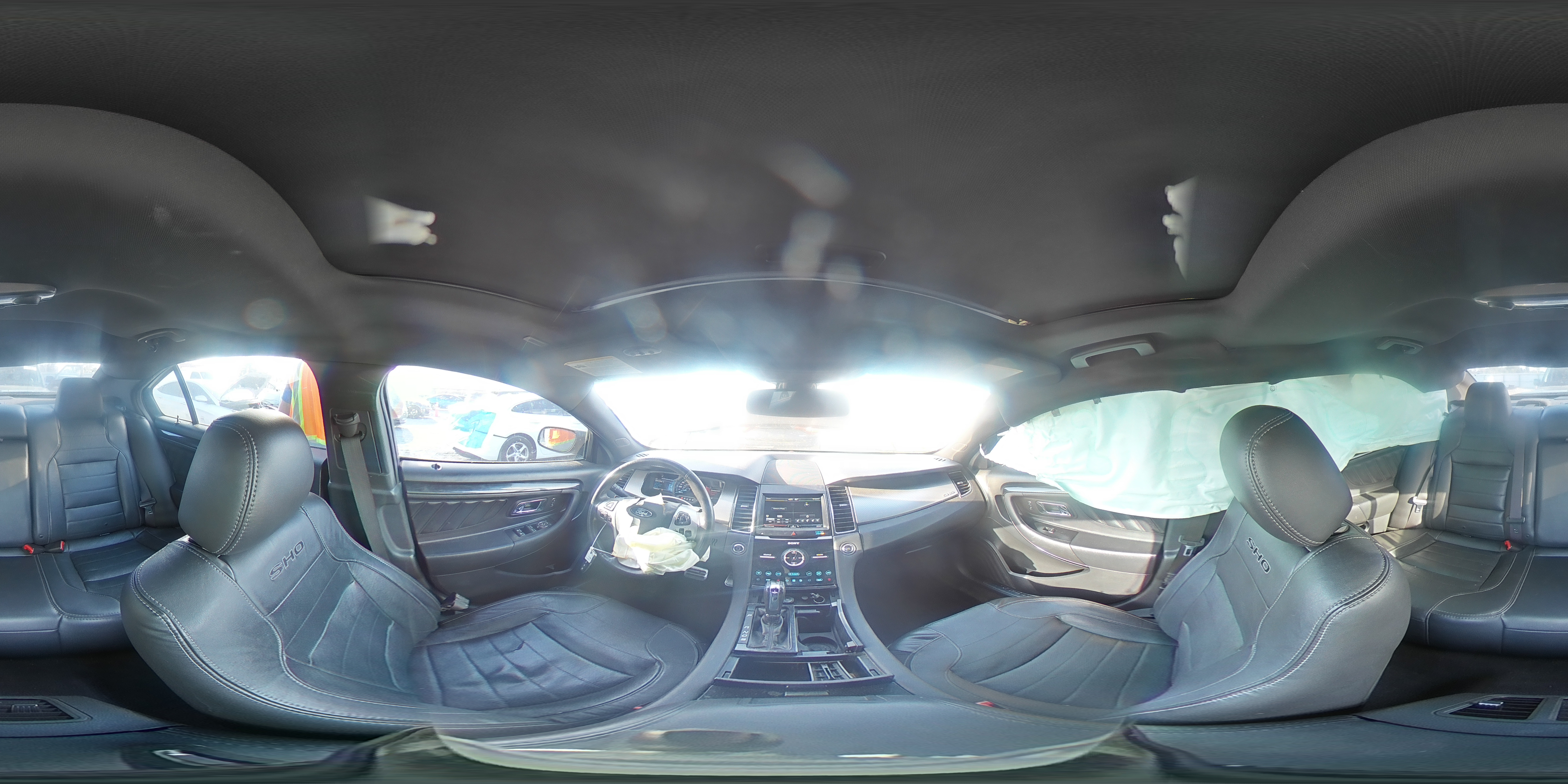 2015 Ford Taurus VIN 1FAHP2KT4FG116762 Copart auction photo, front end / side damage thumbnail 12