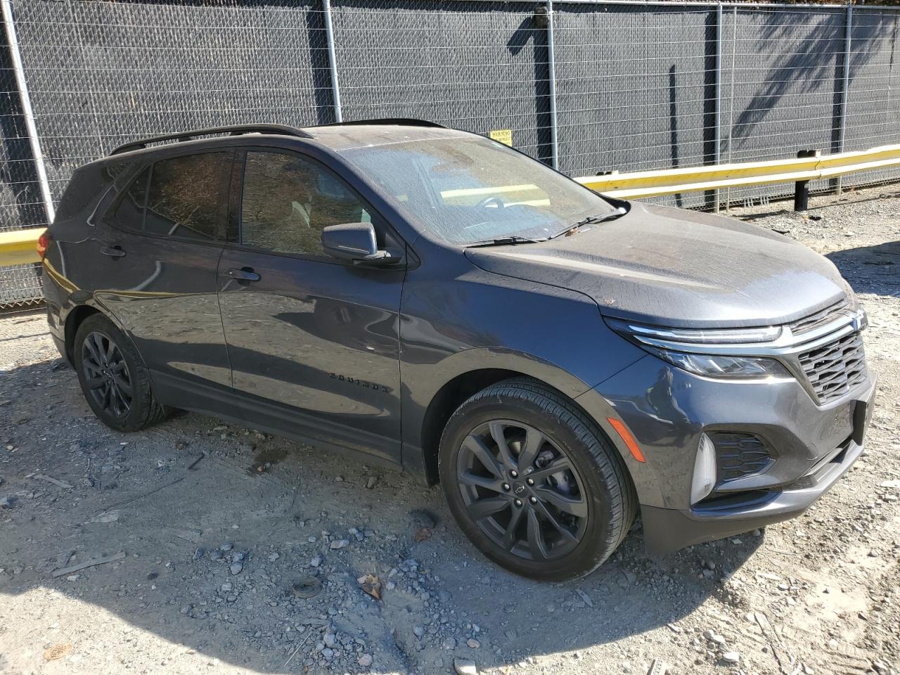 2022 Chevrolet Equinox VIN 3GNAXMEV8NS201700 Copart auction photo, side damage thumbnail 4