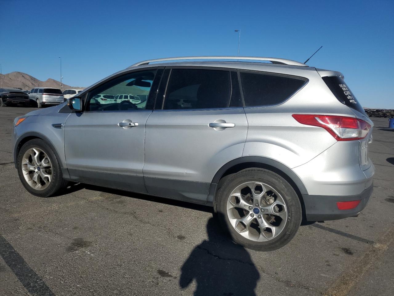 2014 Ford Escape VIN 1FMCU0J90EUC45469 Copart auction photo, rear end / side damage thumbnail 2