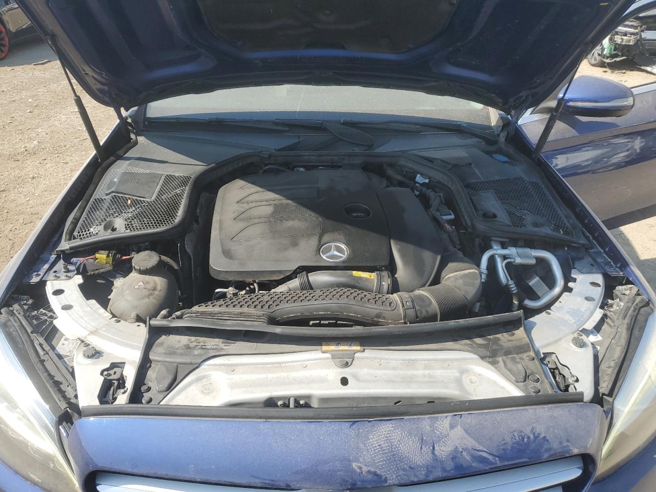 2019 Mercedes-Benz C-klasse VIN 55SWF8EB0KU290406 Copart auction photo, undercarriage damage thumbnail 11