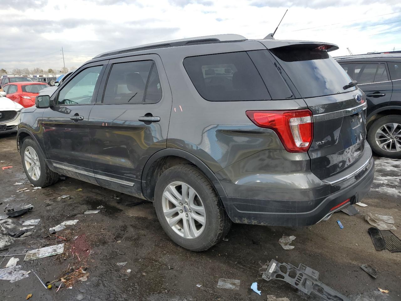 2018 Ford Explorer VIN 1FM5K8D84JGB89304 Copart auction photo, front end damage thumbnail 2