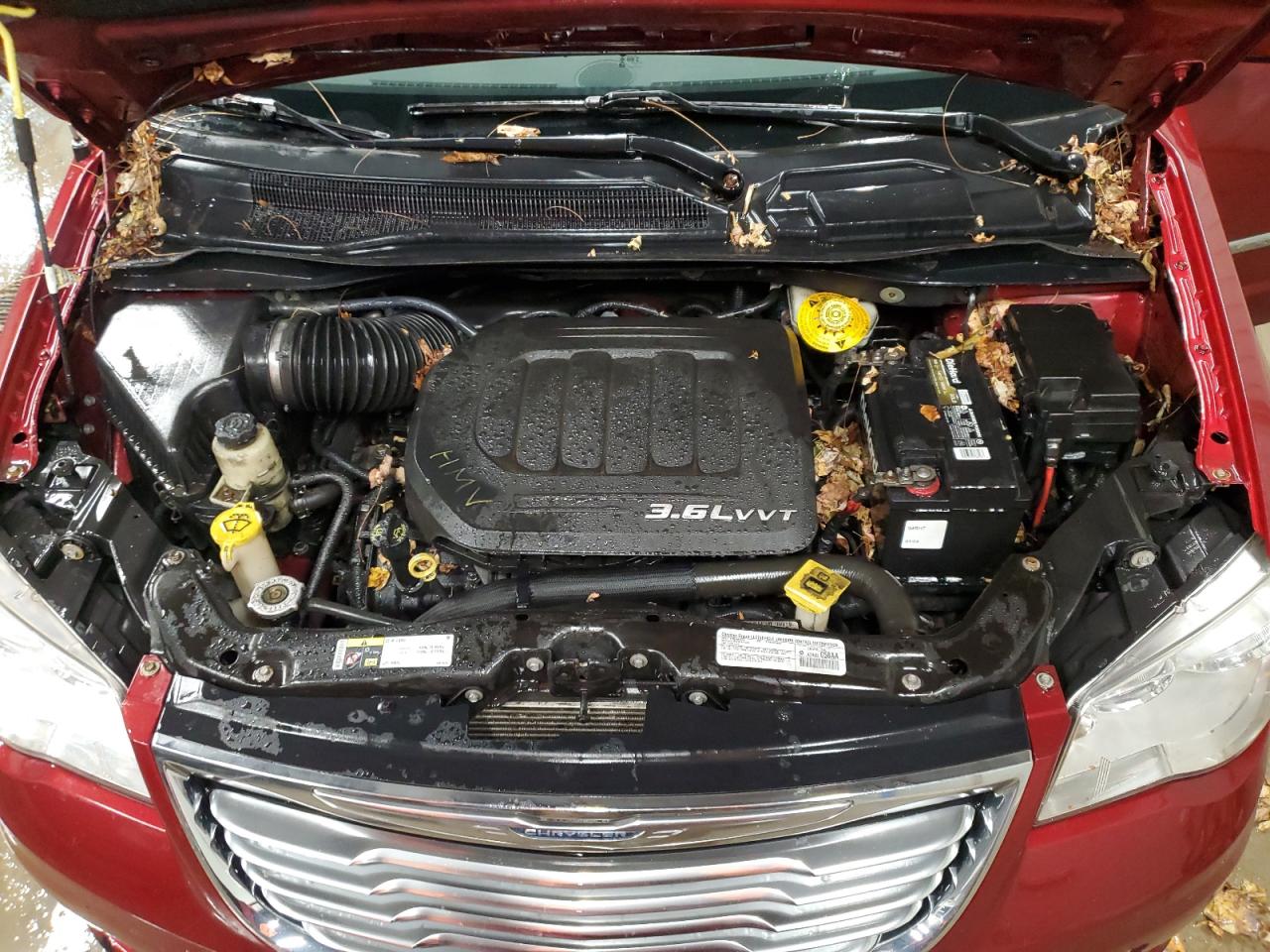2014 Chrysler Town & Country VIN 2C4RC1BG2ER373424 Copart auction photo, front end damage thumbnail 12