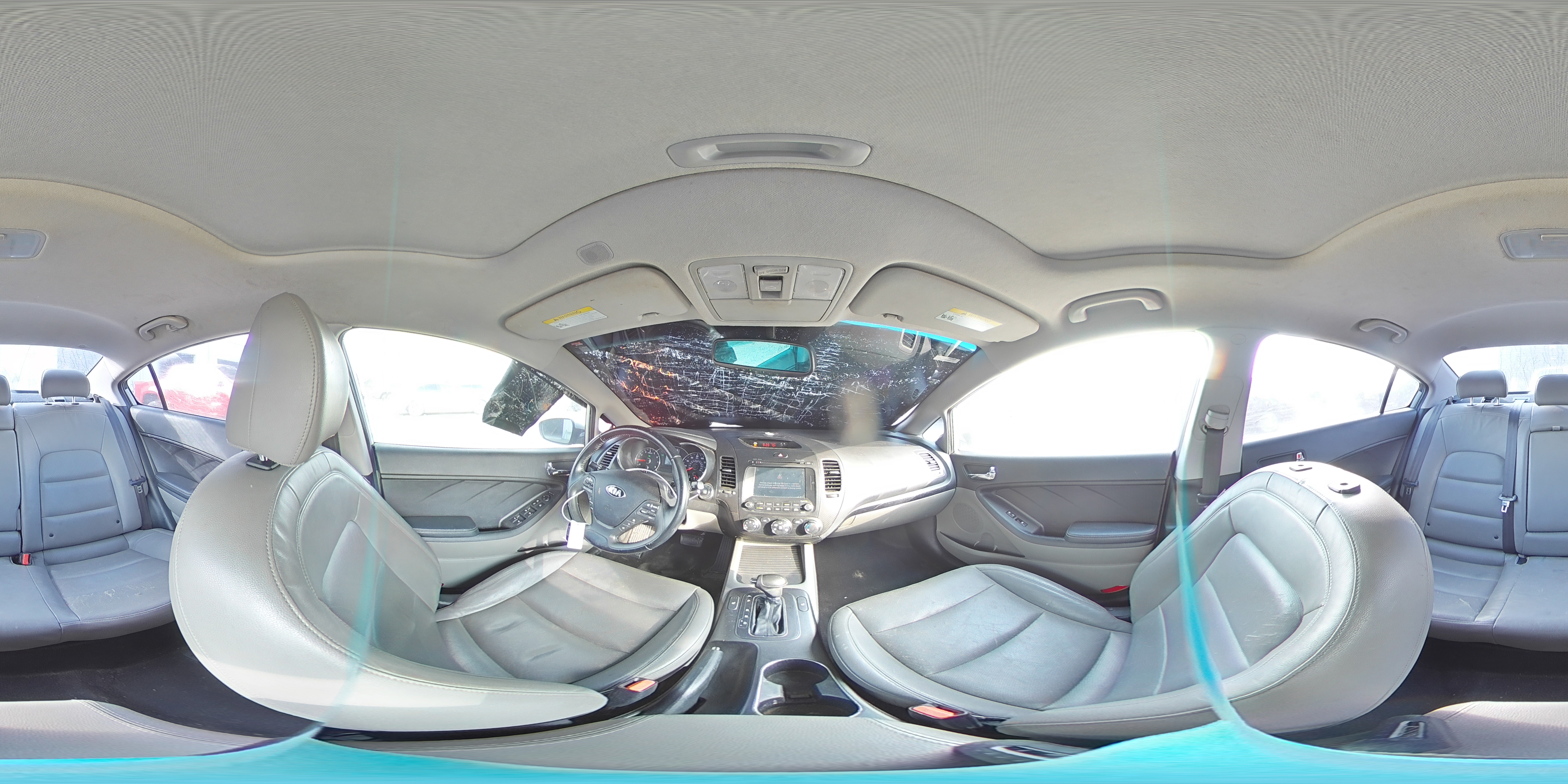 2016 KIA Forte VIN KNAFZ4A84G5473437 Copart auction photo, front end / rear end damage thumbnail 13