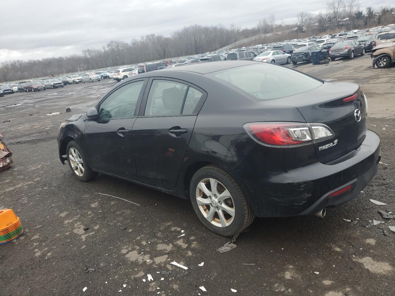 2010 Mazda 3 VIN JM1BL1SGXA1319241 Copart auction photo, side / front end damage thumbnail 2