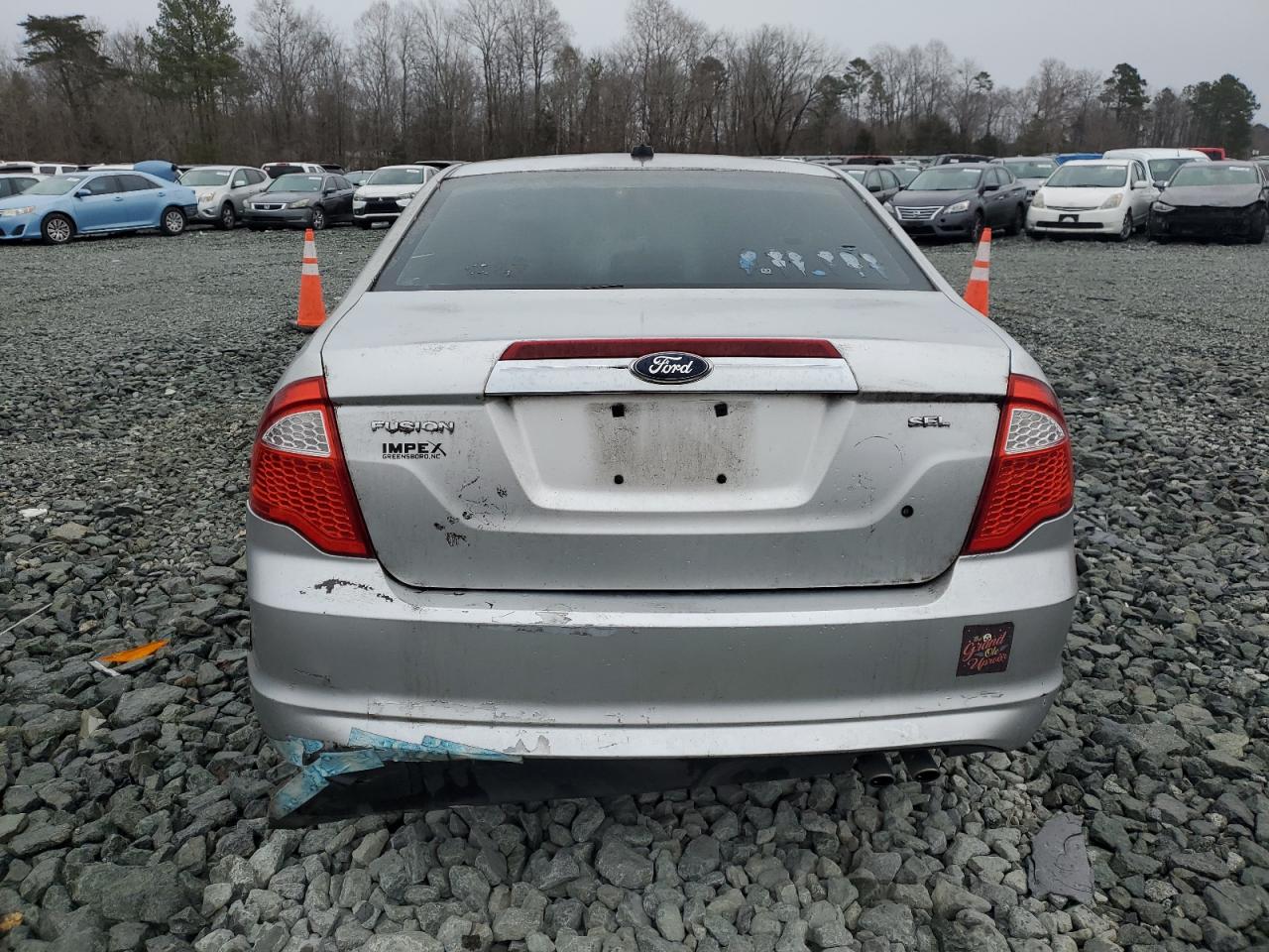 2011 Ford Fusion VIN 3FAHP0JA5BR140933 Copart auction photo, all over damage thumbnail 6