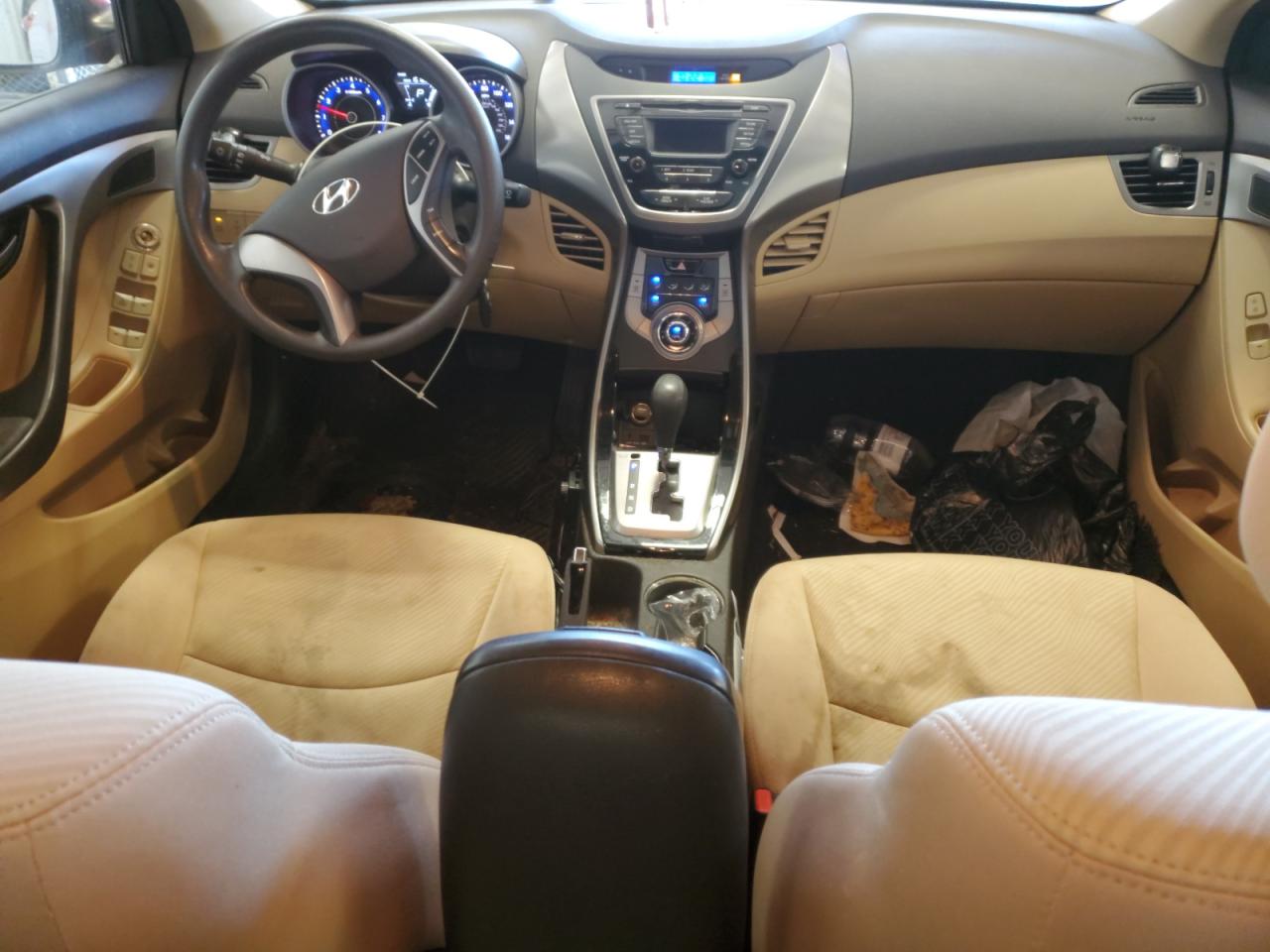 2013 Hyundai Elantra VIN KMHDH4AE9DU934616 Copart auction photo, front end / minor dent/scratches damage thumbnail 8