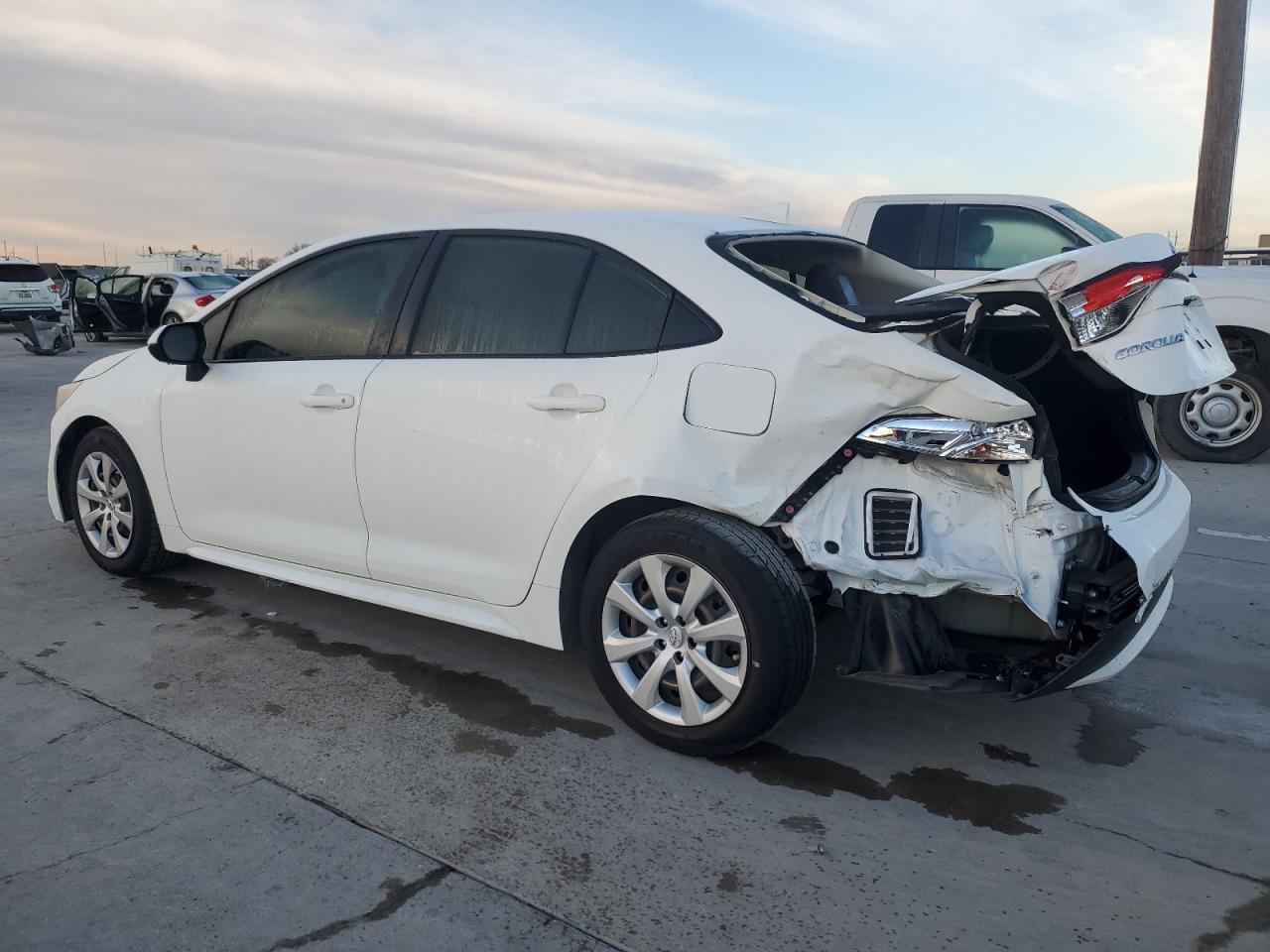 2021 Toyota Corolla VIN JTDEPMAE0MJ130105 Copart auction photo, rear end damage thumbnail 2