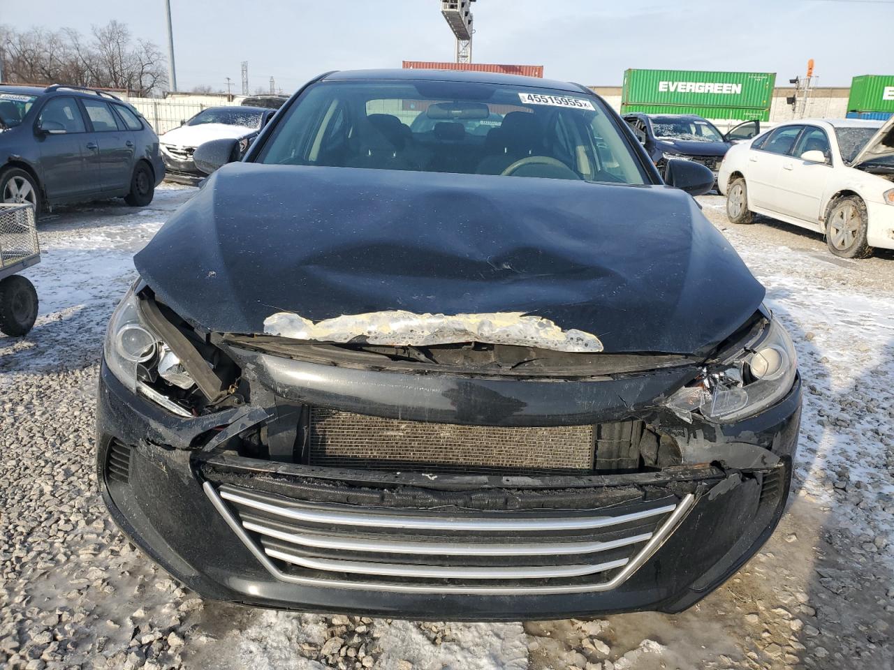 2018 Hyundai Elantra VIN 5NPD84LF5JH341402 Copart auction photo, front end damage thumbnail 5