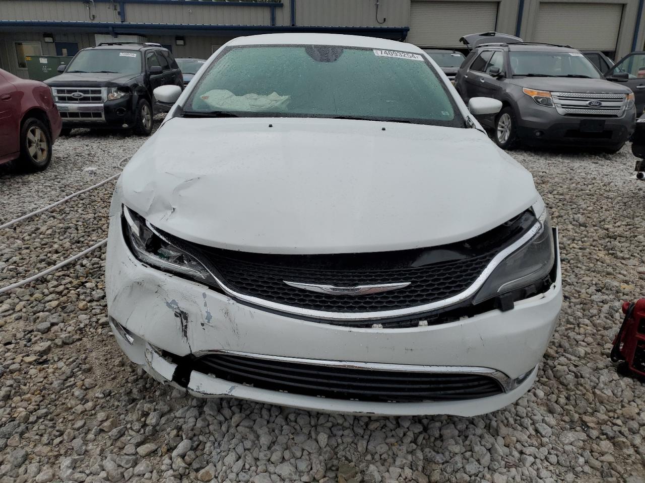 2015 Chrysler 200 VIN 1C3CCCAB5FN620137 Copart auction photo, front end / side damage thumbnail 5