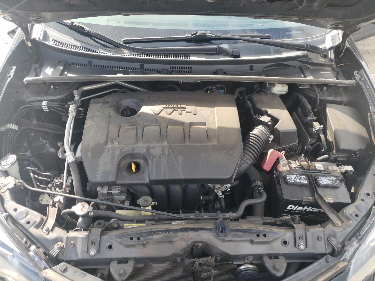 2017 Toyota Corolla VIN 5YFBURHE9HP732548 Copart auction photo, all over damage thumbnail 12