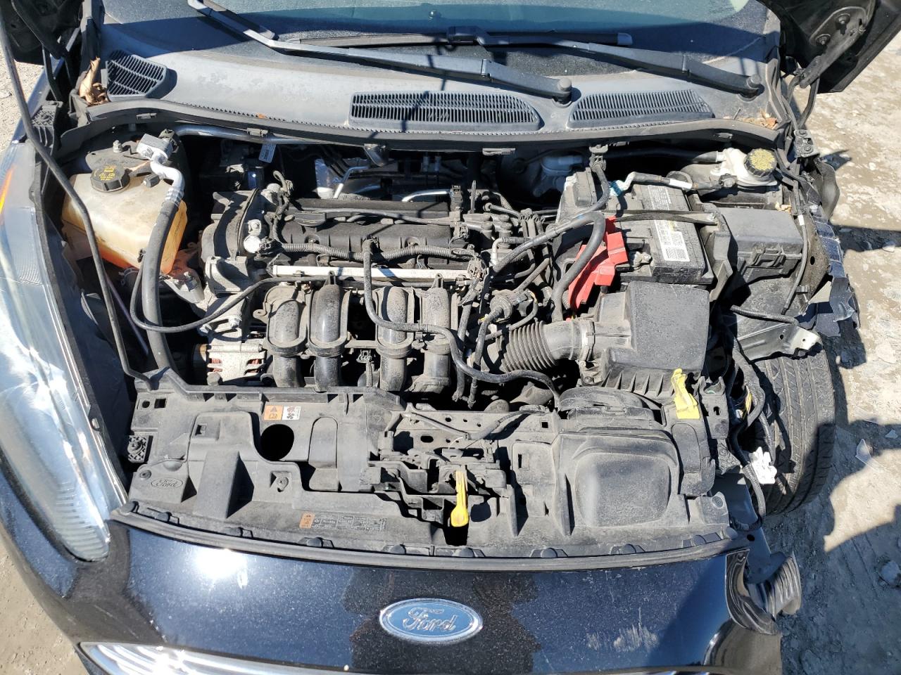 2019 Ford Fiesta VIN 3FADP4BJXKM119240 Copart auction photo, front end / side damage thumbnail 11