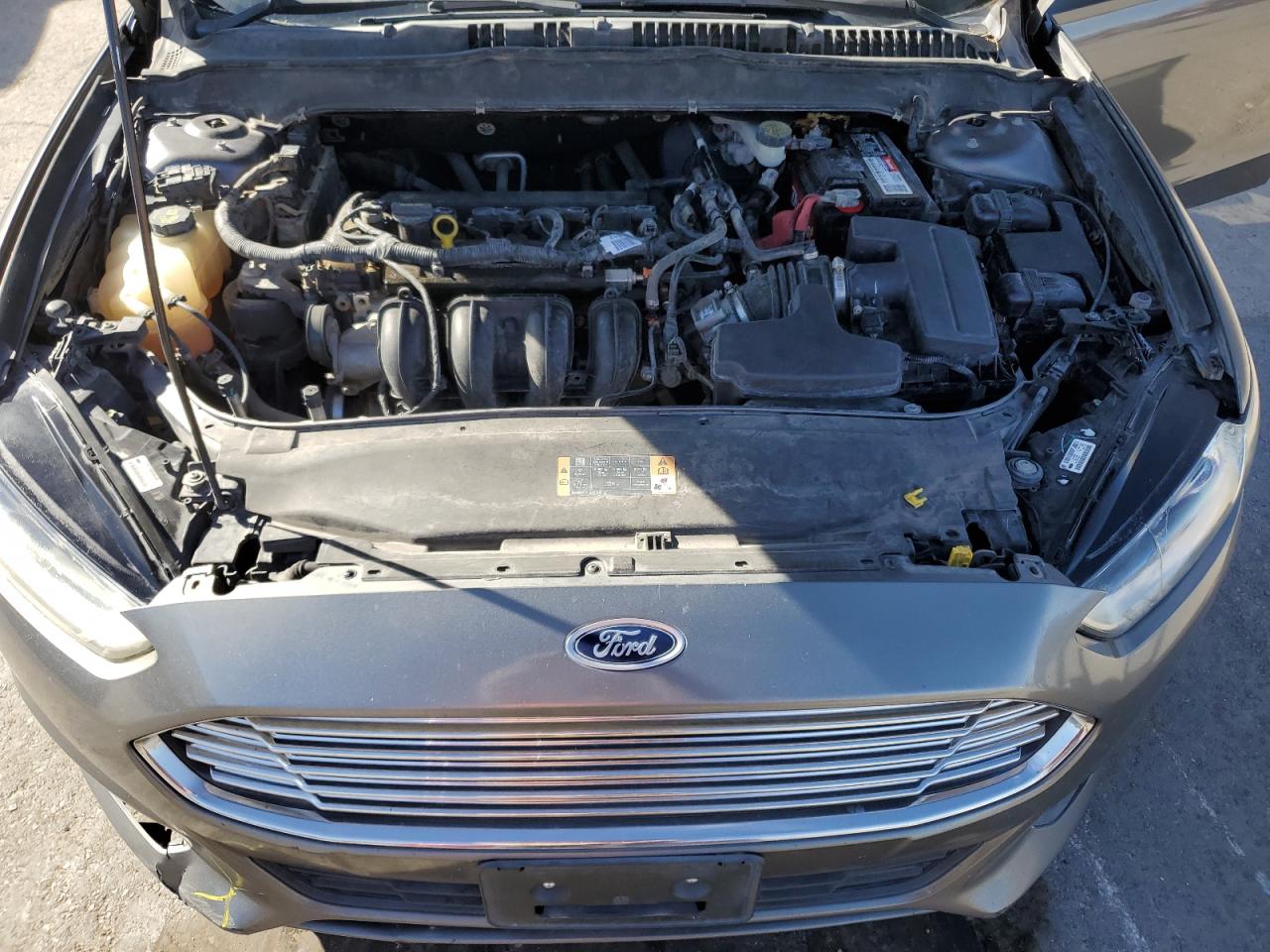 2013 Ford Fusion VIN 3FA6P0G76DR191685 Copart auction photo, front end / rear end damage thumbnail 11