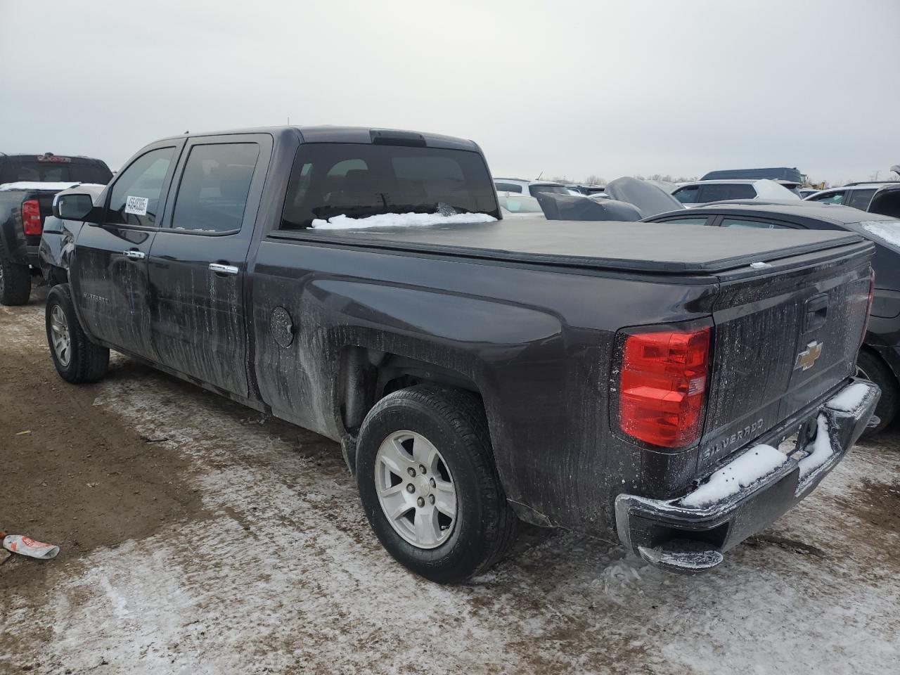 2014 Chevrolet Silverado VIN 3GCPCRECXEG505477 Copart auction photo, front end / minor dent/scratches damage thumbnail 2