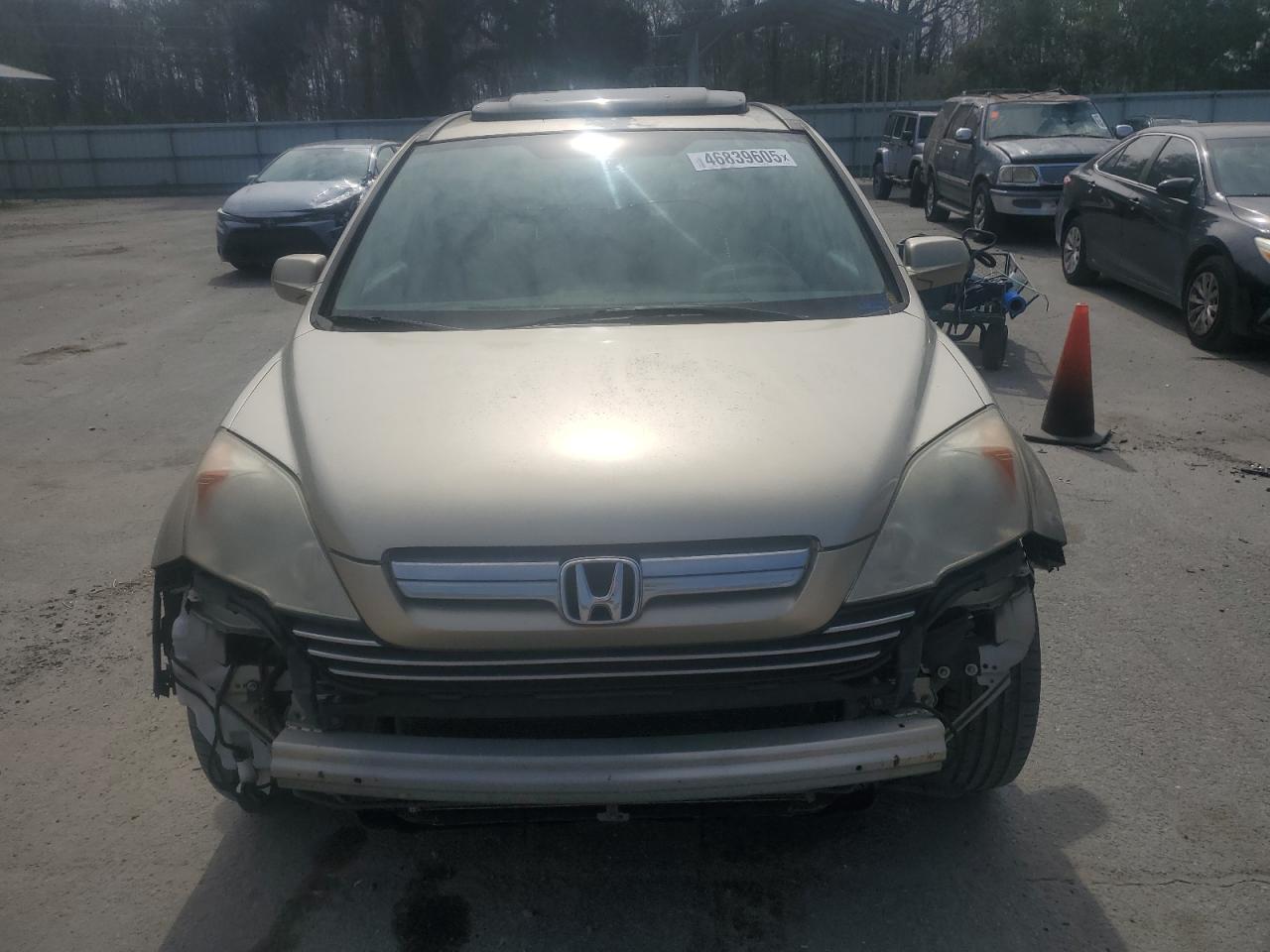 2008 Honda CR-V VIN JHLRE38748C057519 Copart auction photo, front end damage thumbnail 5