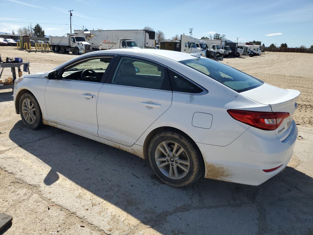 2016 Hyundai Sonata VIN 5NPE24AF5GH312970 Copart auction photo, vandalism / stripped damage thumbnail 2