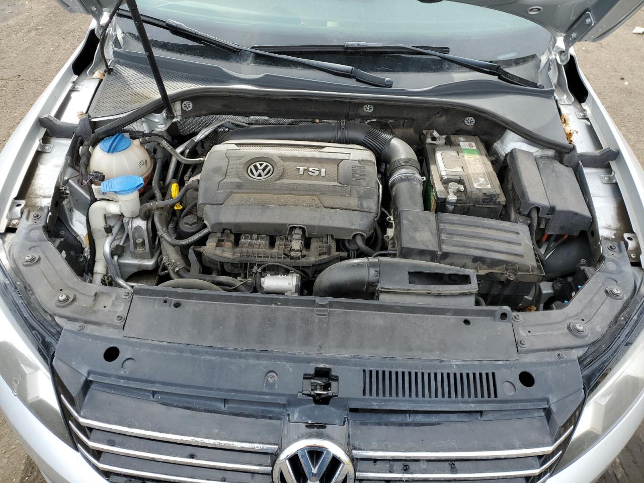 2014 Volkswagen Passat VIN 1VWBS7A35EC118004 Copart auction photo, side damage thumbnail 13