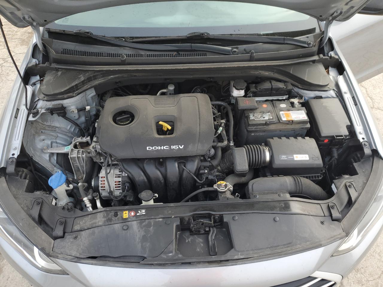 2017 Hyundai Elantra VIN 5NPD84LF5HH114124 Copart auction photo, side damage thumbnail 11