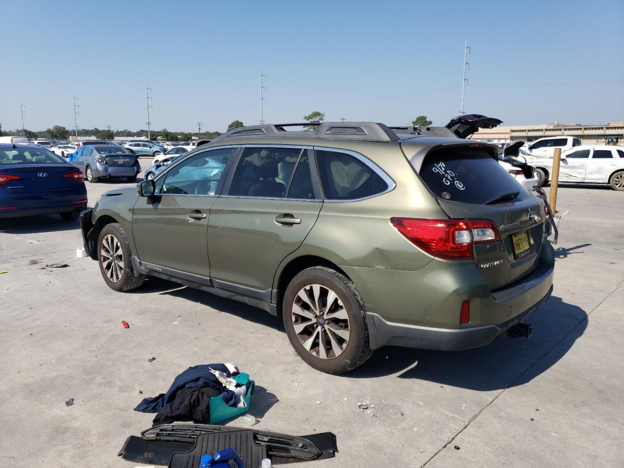 2015 Subaru Outback VIN 4S4BSANCXF3319453 Copart auction photo, front end damage thumbnail 2