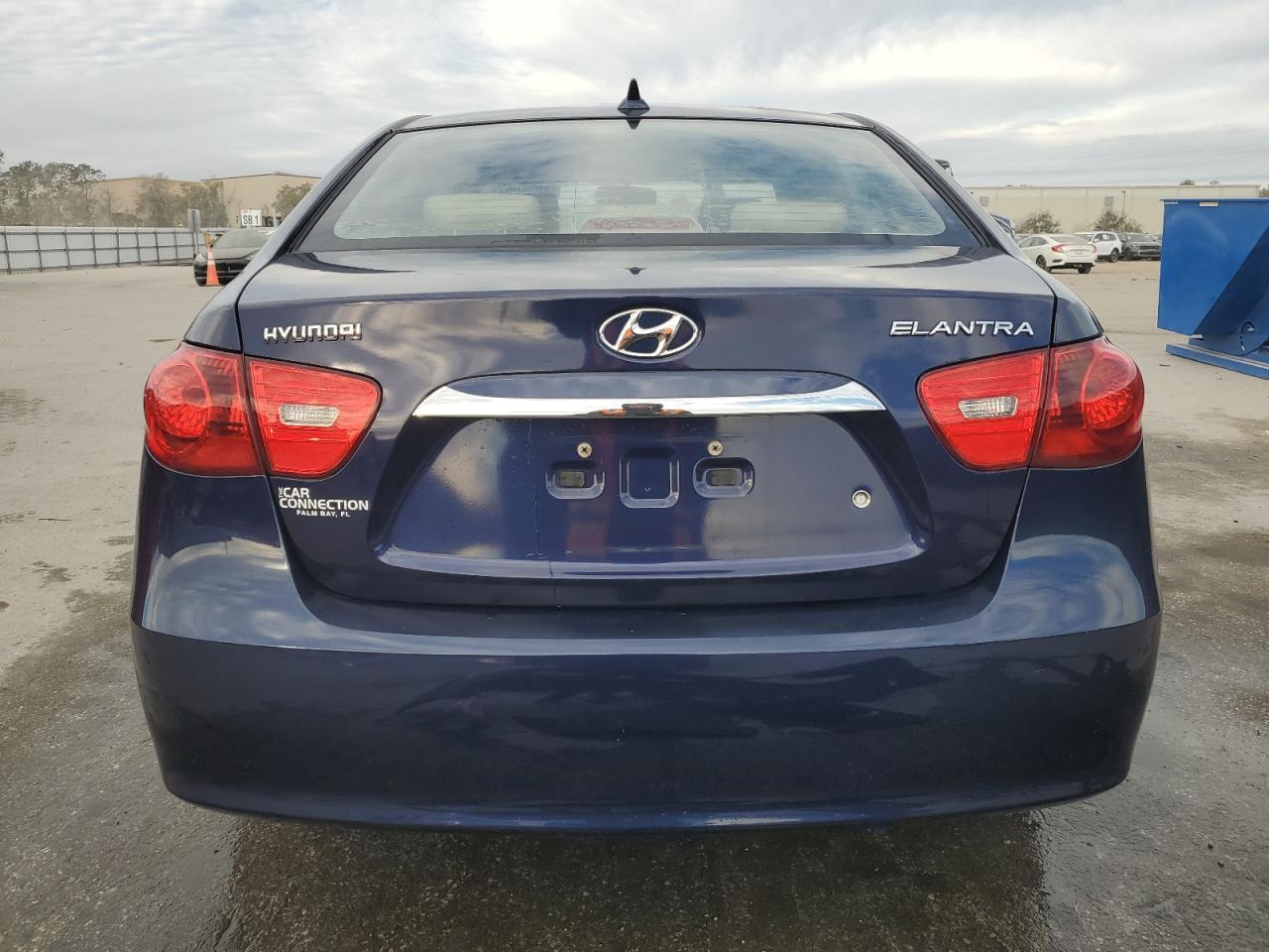 2010 Hyundai Elantra VIN KMHDU4AD6AU017907 Copart auction photo, front end / side damage thumbnail 6