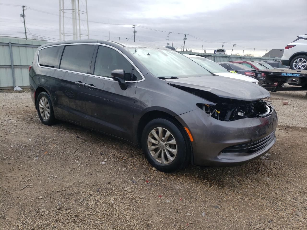 2017 Chrysler Pacifica VIN 2C4RC1DG6HR665577 Copart auction photo, front end / rear end damage thumbnail 4