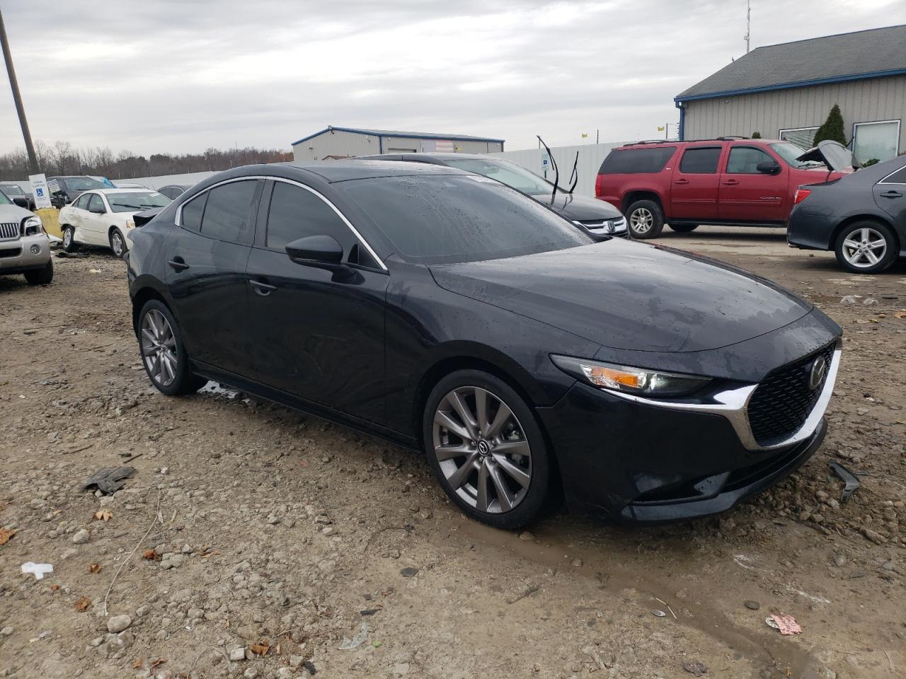 2020 Mazda 3 VIN JM1BPADL5L1168813 Copart auction photo, rear end damage thumbnail 4