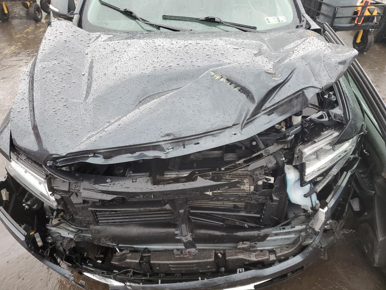 2020 GMC Acadia VIN 1GKKNULS4LZ112898 Copart auction photo, front end / side damage thumbnail 12