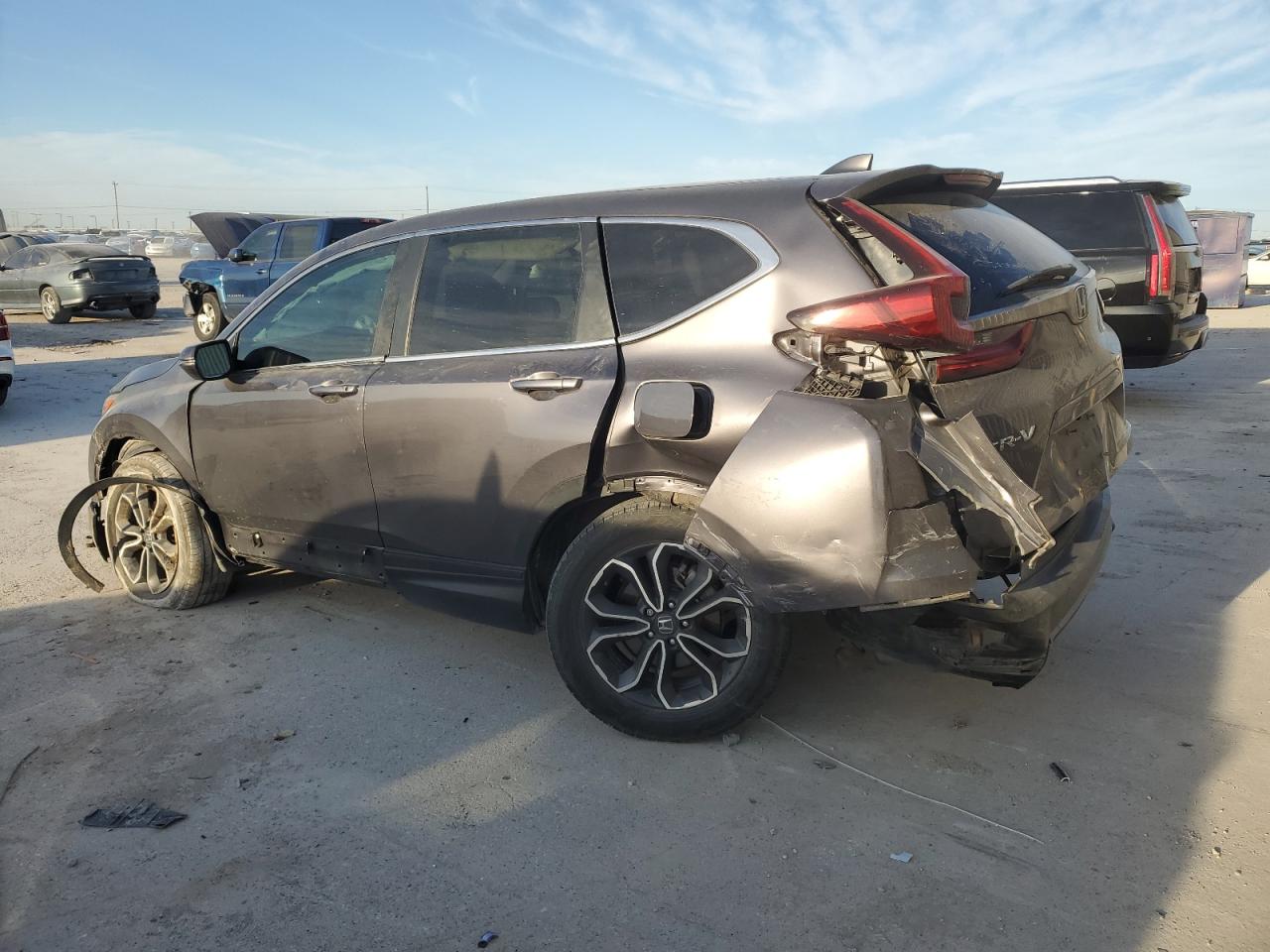 2021 Honda CR-V VIN 2HKRW1H54MH412197 Copart auction photo, rear end / front end damage thumbnail 2