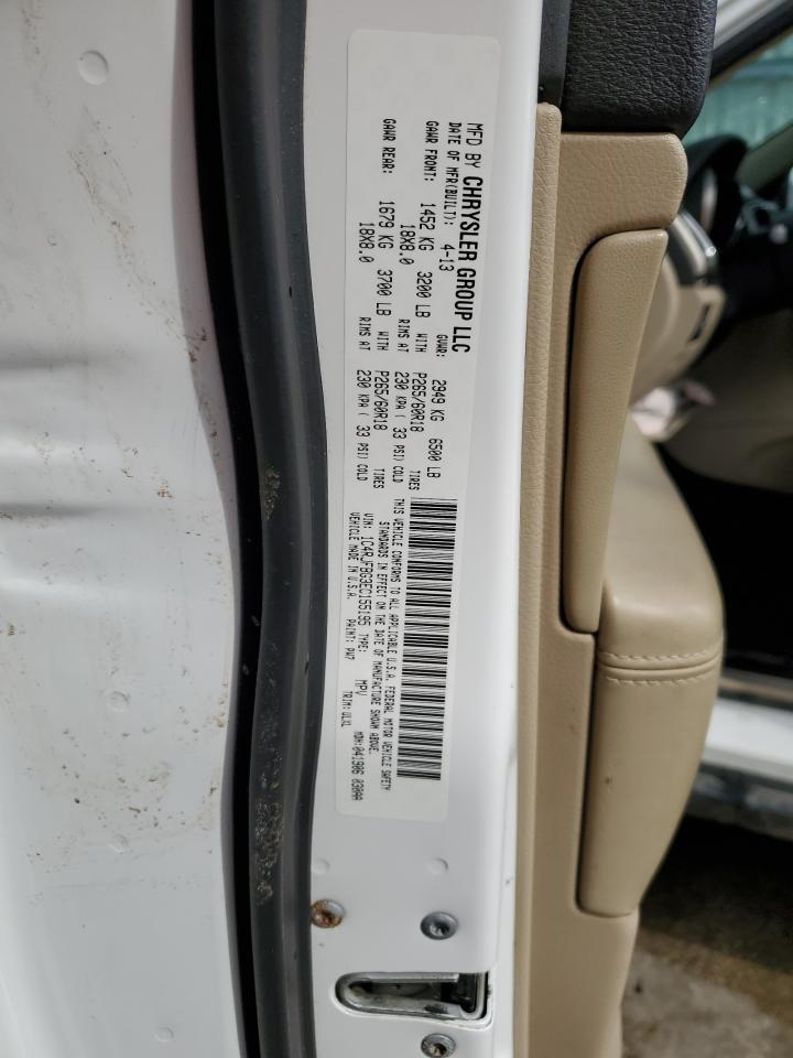 2014 Jeep Grand Cherokee VIN 1C4RJFBG3EC155195 Copart auction photo, front end / rear end damage thumbnail 15