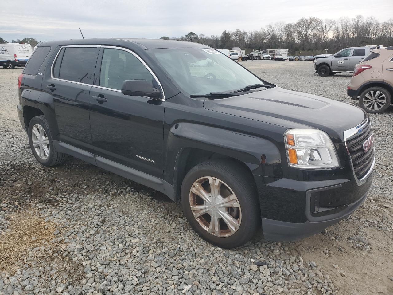 2017 GMC Terrain VIN 2GKALMEK1H6322795 Copart auction photo, side damage thumbnail 4