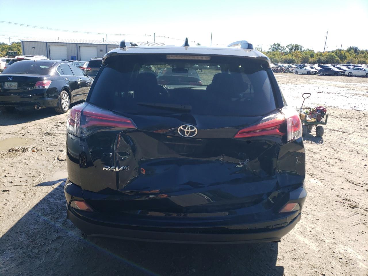 2017 Toyota RAV 4 VIN 2T3BFREV0HW560558 Copart auction photo, rear end damage thumbnail 6
