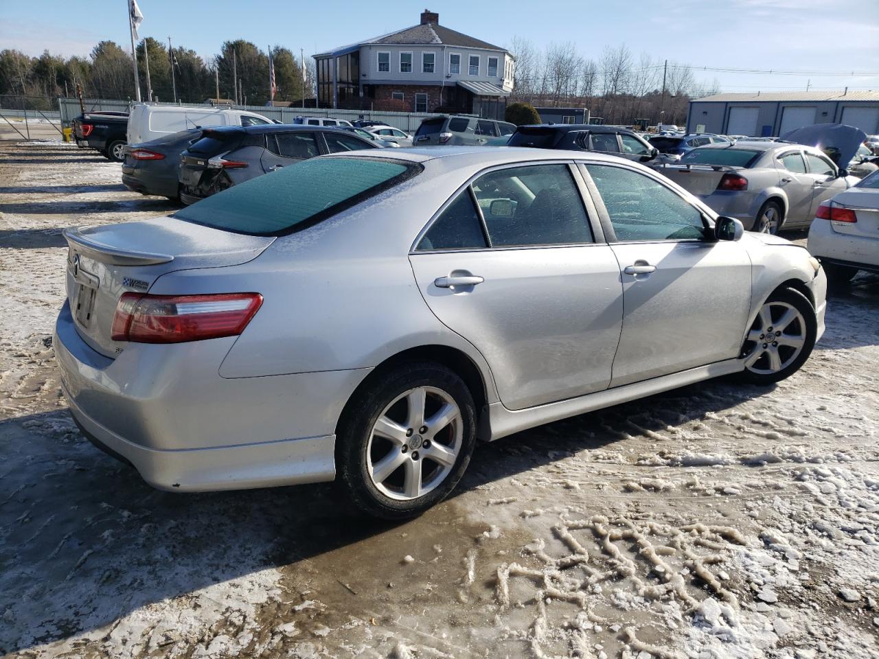 2007 Toyota Camry VIN 4T1BE46K47U659580 Copart auction photo, front end / side damage thumbnail 3