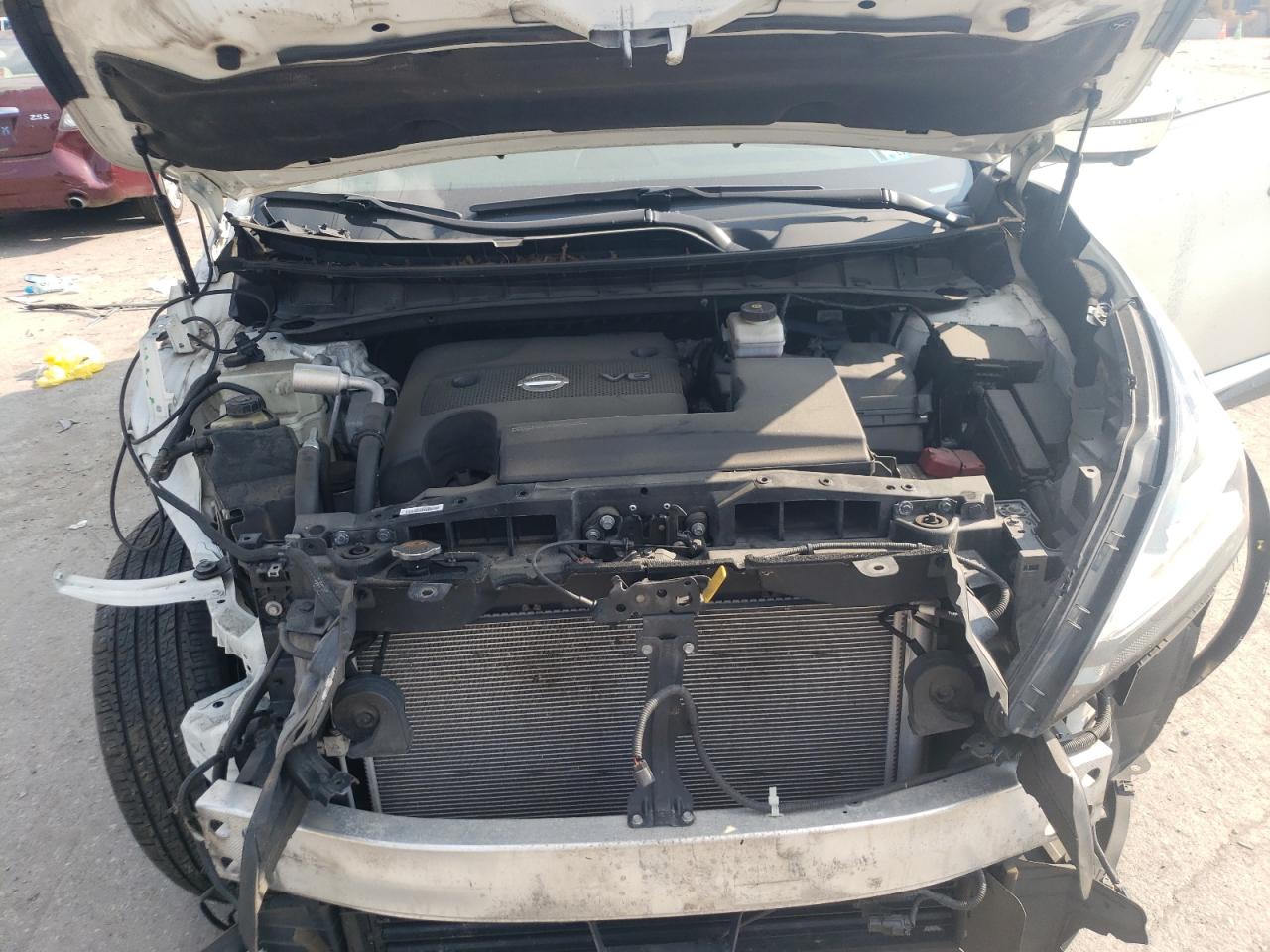 2021 Nissan Murano VIN 5N1AZ2CS0MC127429 Copart auction photo, front end / side damage thumbnail 12
