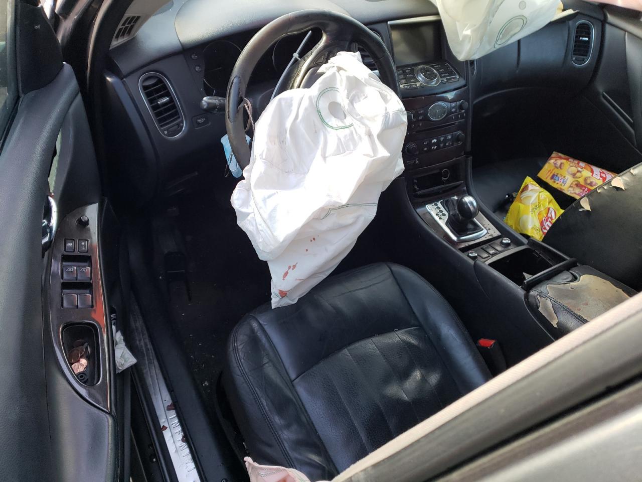 2011 Infiniti EX VIN JN1AJ0HRXBM850365 Copart auction photo, front end / minor dent/scratches damage thumbnail 8