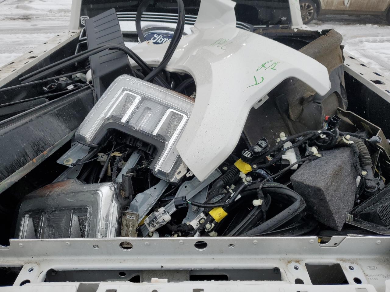 2019 Ford F350 VIN 1FT8W3BT4KEF43903 Copart auction photo, all over damage thumbnail 12