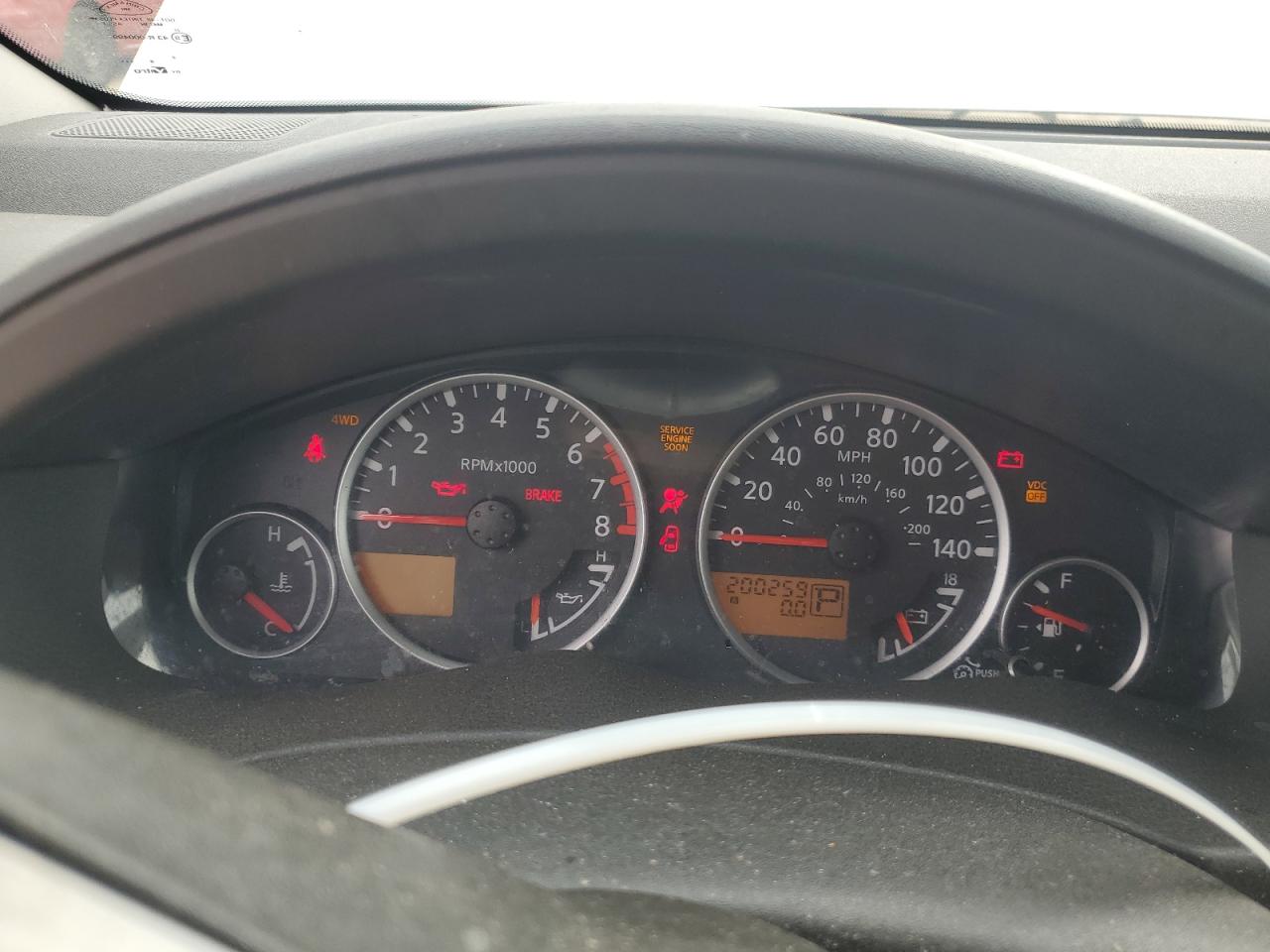 2010 Nissan Pathfinder VIN 5N1AR1NB4AC601367 Copart auction photo, front end damage thumbnail 9
