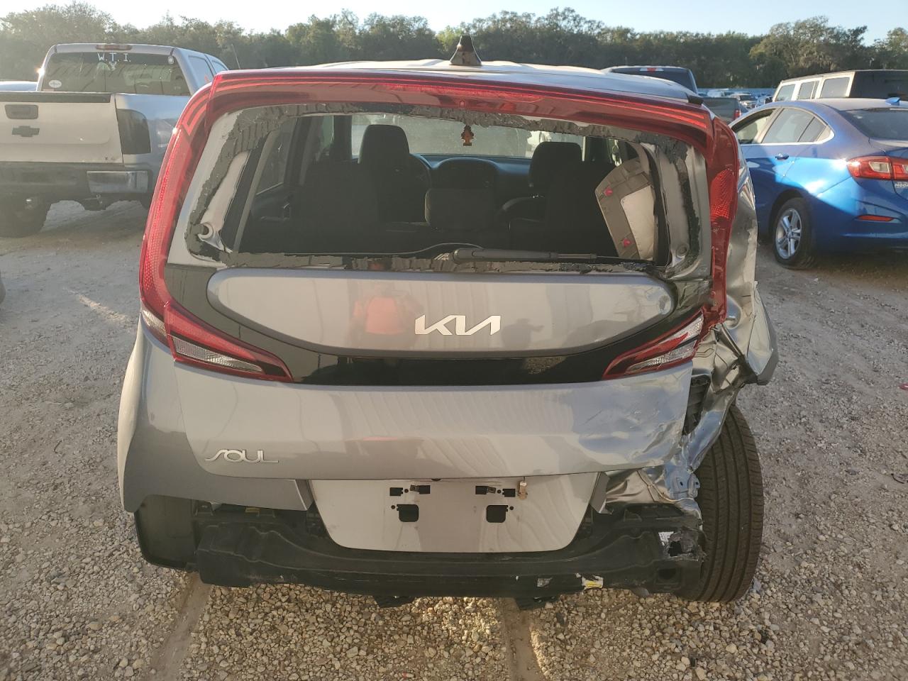 2022 KIA Soul VIN KNDJ23AU0N7837234 Copart auction photo, rear end damage thumbnail 6