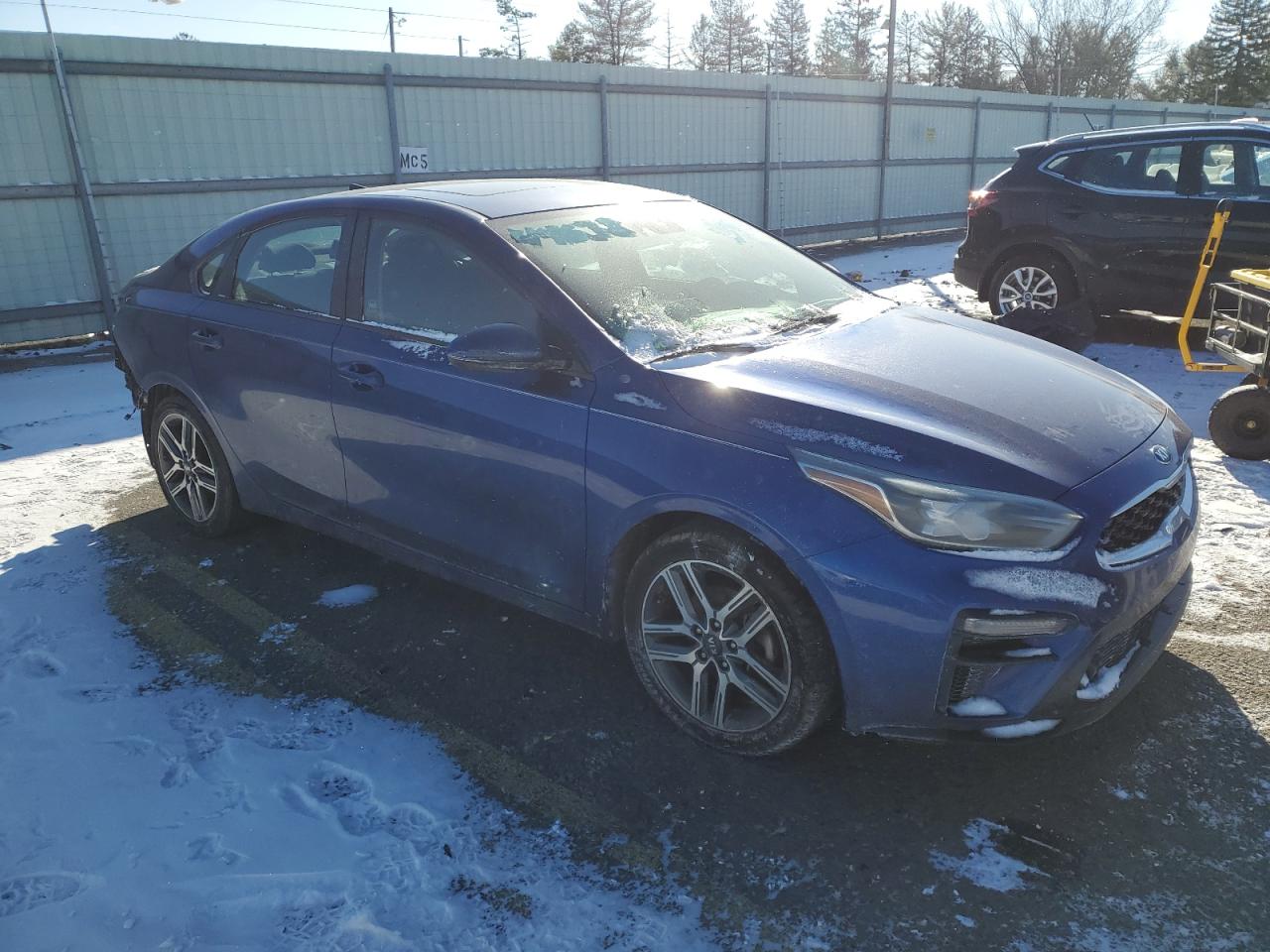 2019 KIA Forte VIN 3KPF34AD2KE016883 Copart auction photo, rear end / side damage thumbnail 4