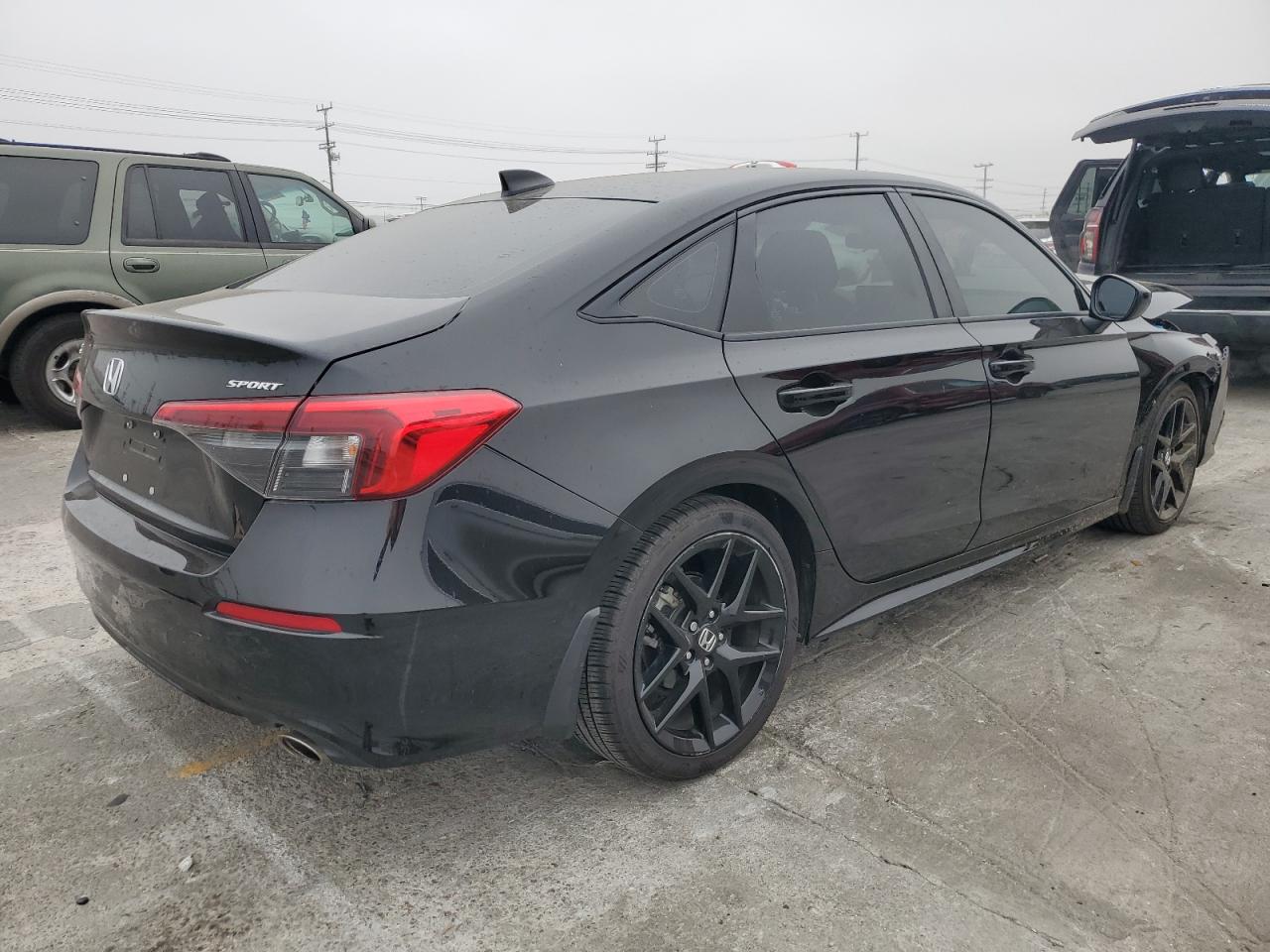 2022 Honda Civic VIN 2HGFE2F56NH600357 Copart auction photo, front end damage thumbnail 3